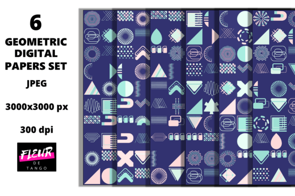 6 Free Seamless Geometric Patterns: A Creative Resource for Designers and Crafters