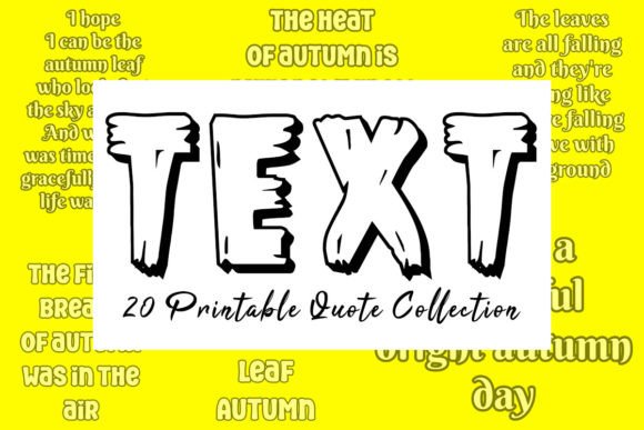 Autumn Quote Text Design Bundle: Elevate Your Creative Workflow with Timeless Inspiration