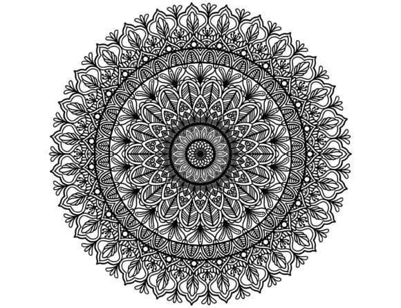 Aztec Mandala Black and White: A Timeless Design for Creative Expression