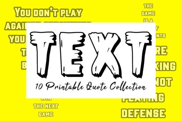 Baseball Quote Text Design Bundle: Inspire and Elevate Your Creative Projects