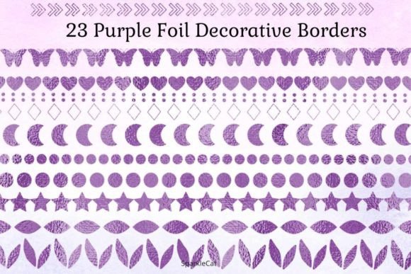 Borders - Purple Foil