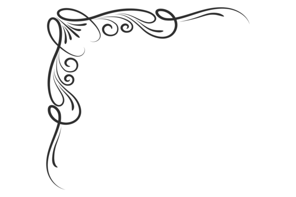 Calligraphic Elegant Corner