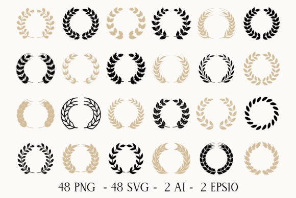 Decor Wreaths Clipart Silhouettes Svg: A Versatile Design Resource for Modern Creatives