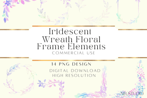 Enhancing Creativity with Wreath Floral Frames Clipart