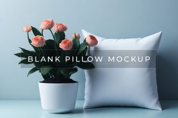 Enhancing Visual Storytelling with the White Square Pillow Mockup JPG