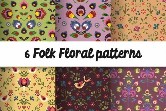 Folk Floral Svg Patterns Digital Papers: A Strategic Resource for Creative and Business Use