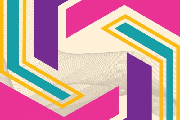 Hexagon Pastel Background