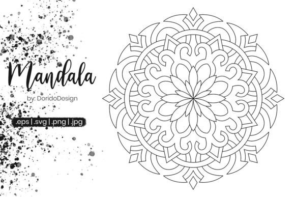 Mandala Coloring Page for Adult Vol.095: A Creative Tool for Mindful Expression