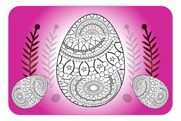 Mandala Easter Eggs Coloring Book
