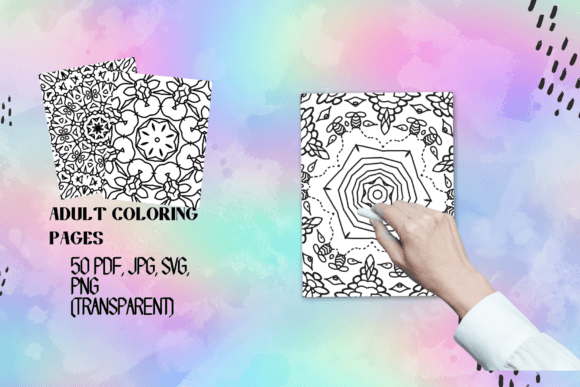 Relax and Unwind with the 50 Adult Coloring Page Bundle: A Journey into Creativity and Calm