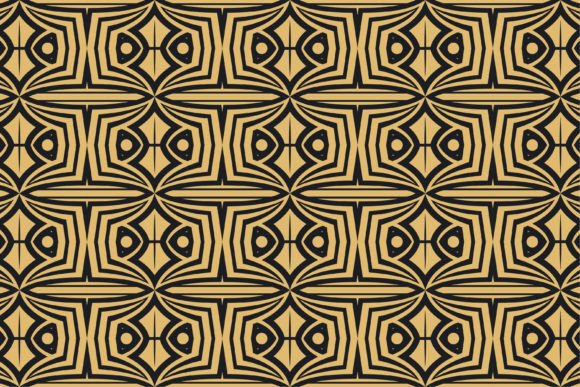 Shield Abstract Gold Pattern: A Versatile Design for Modern Creativity