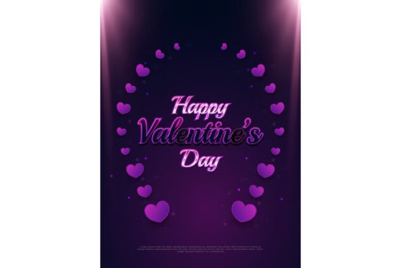 Valentine's Day Greeting Card or Poster